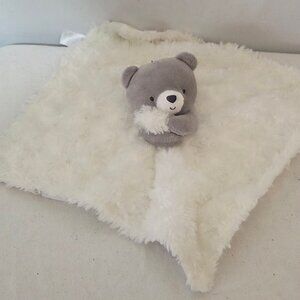 LOVEY Gray Bear Carters Just One You Shaggy Security Blanket Cuddly Baby 13"